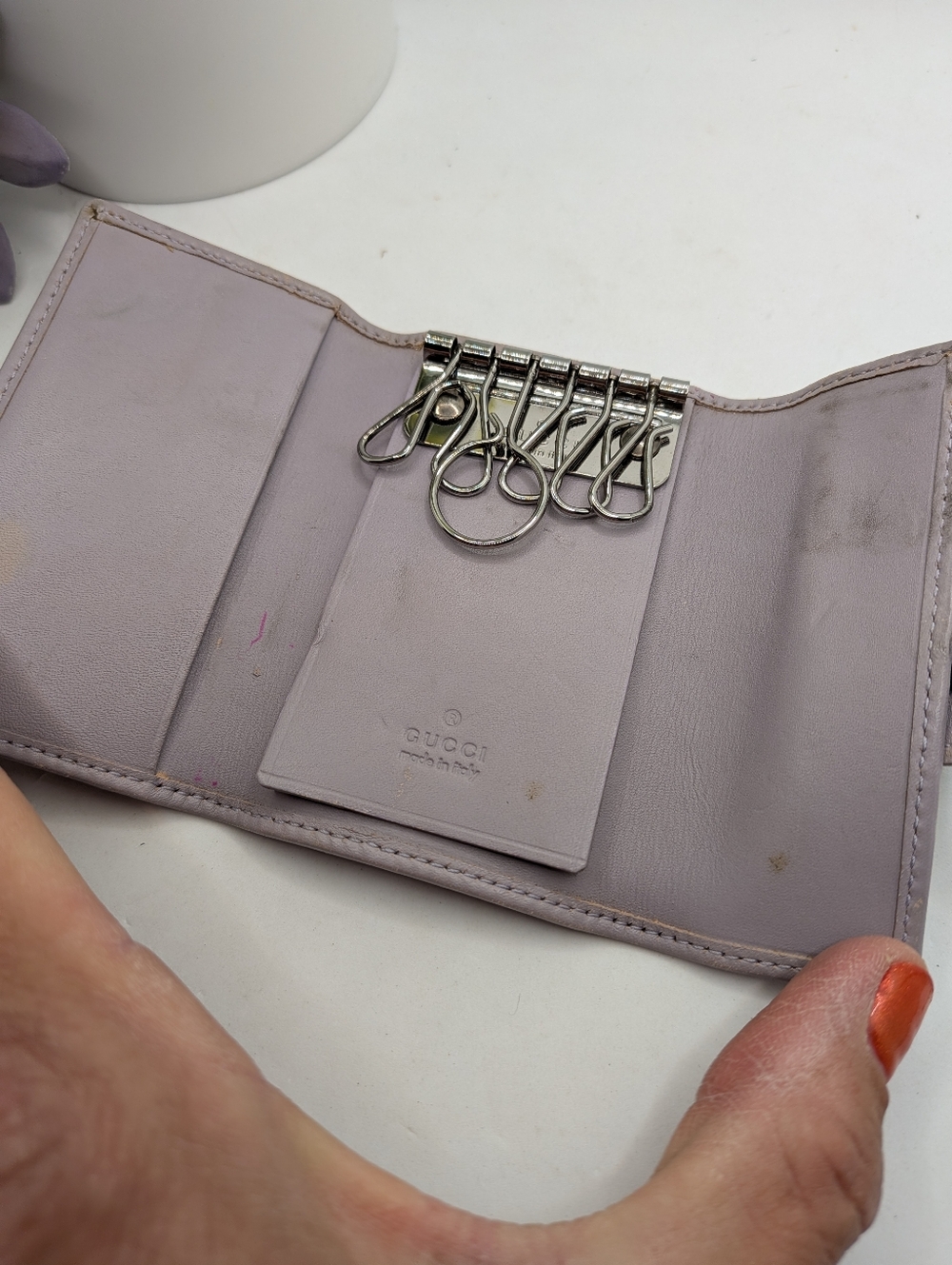 Gucci Lavender Key Cles Key Holder - Picture 4 of 4